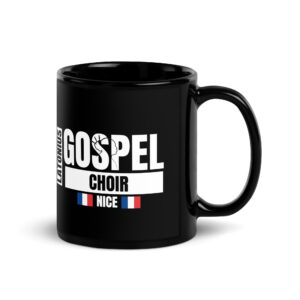 Taza negra brillante LGC Niza
